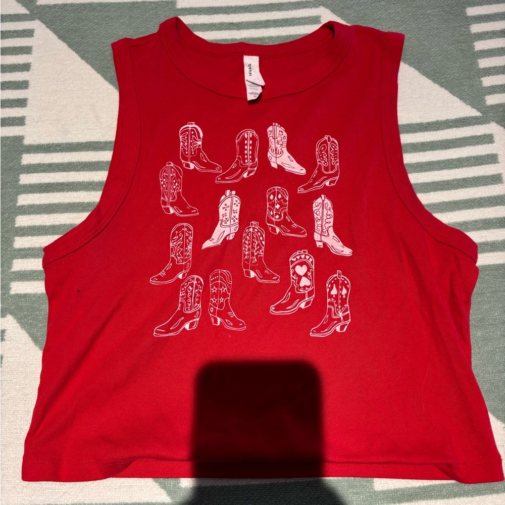 Bella Canvas Western Red T-Shirt